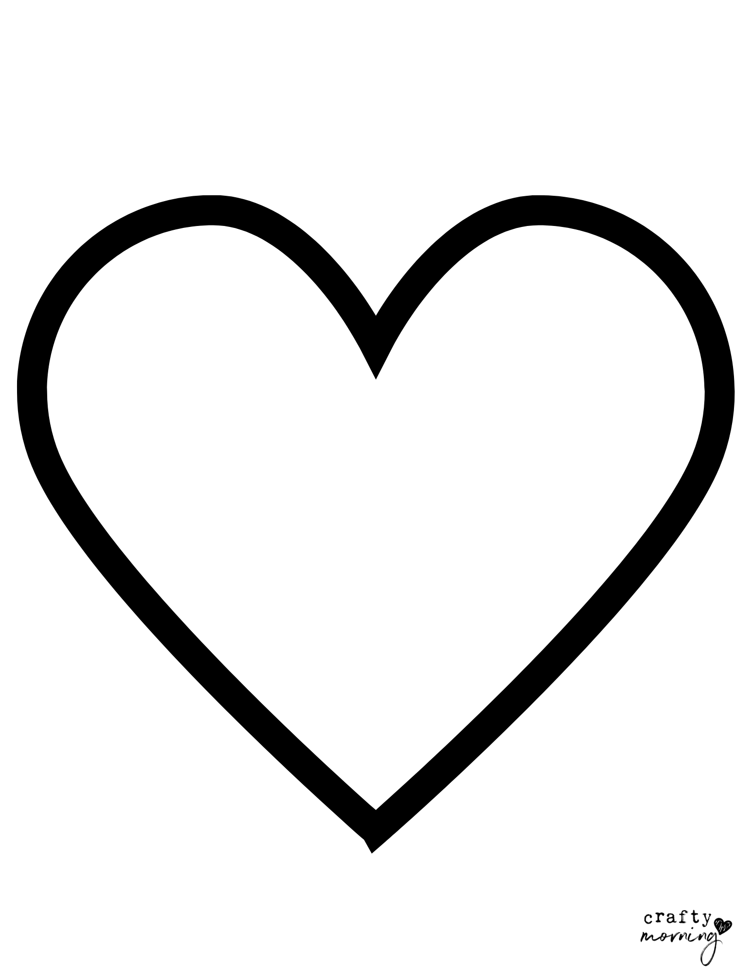 10 Free Printable Heart Templates Crafty Morning