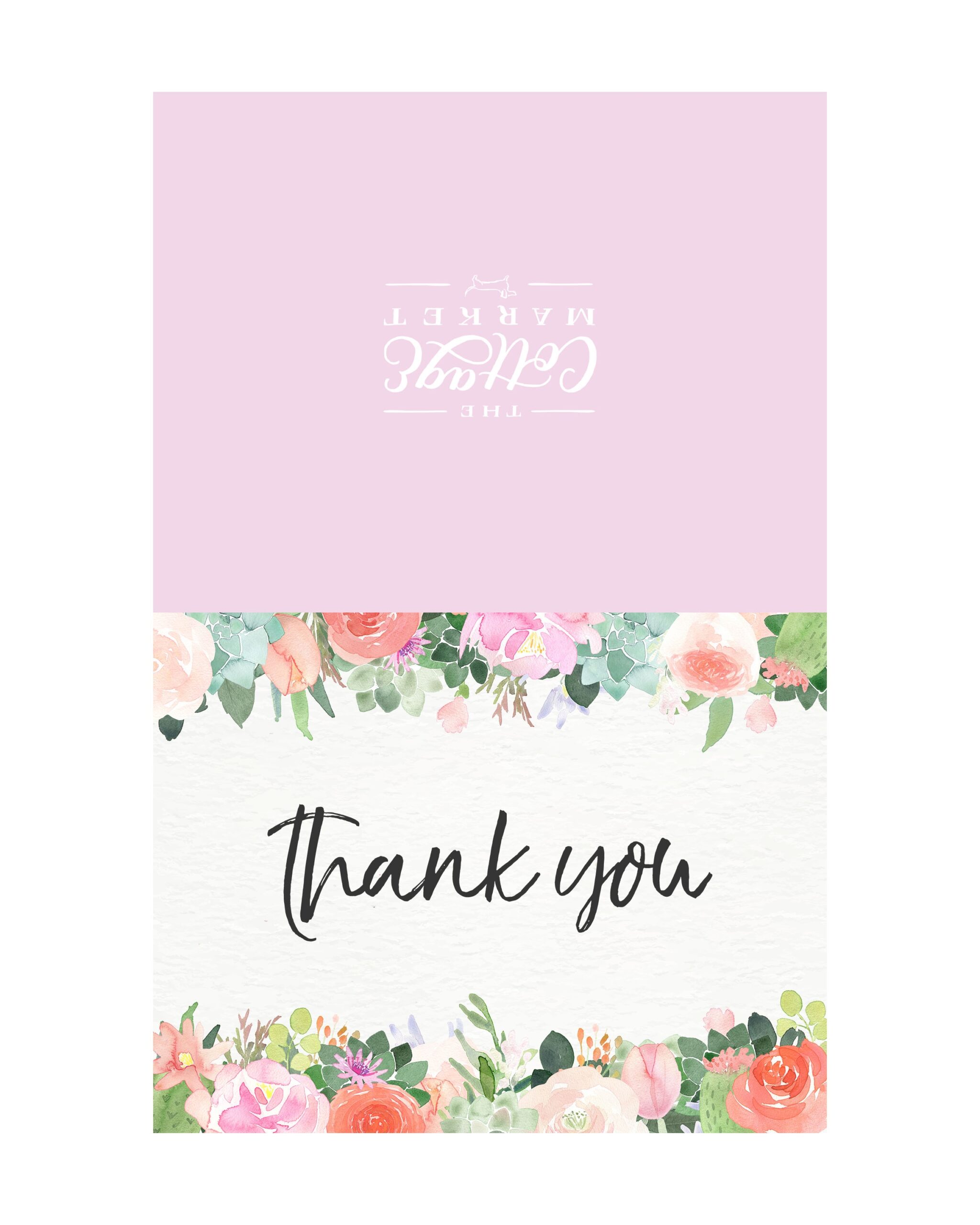 10 Free Printable Thank You Cards You Cant Miss The Cottage Market Worksheets Library