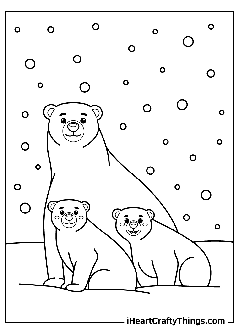 10 Polar Bear Coloring Pages 100 Free Printables 10 Polar Bear Coloring Pages 100 Free Printables