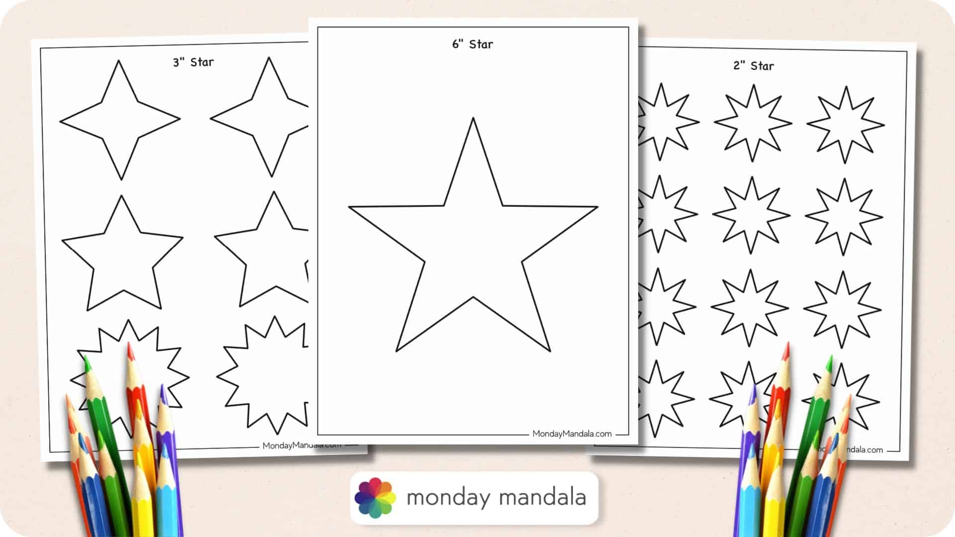 100 Star Templates Free PDF Printables 100 Star Templates Free PDF Printables