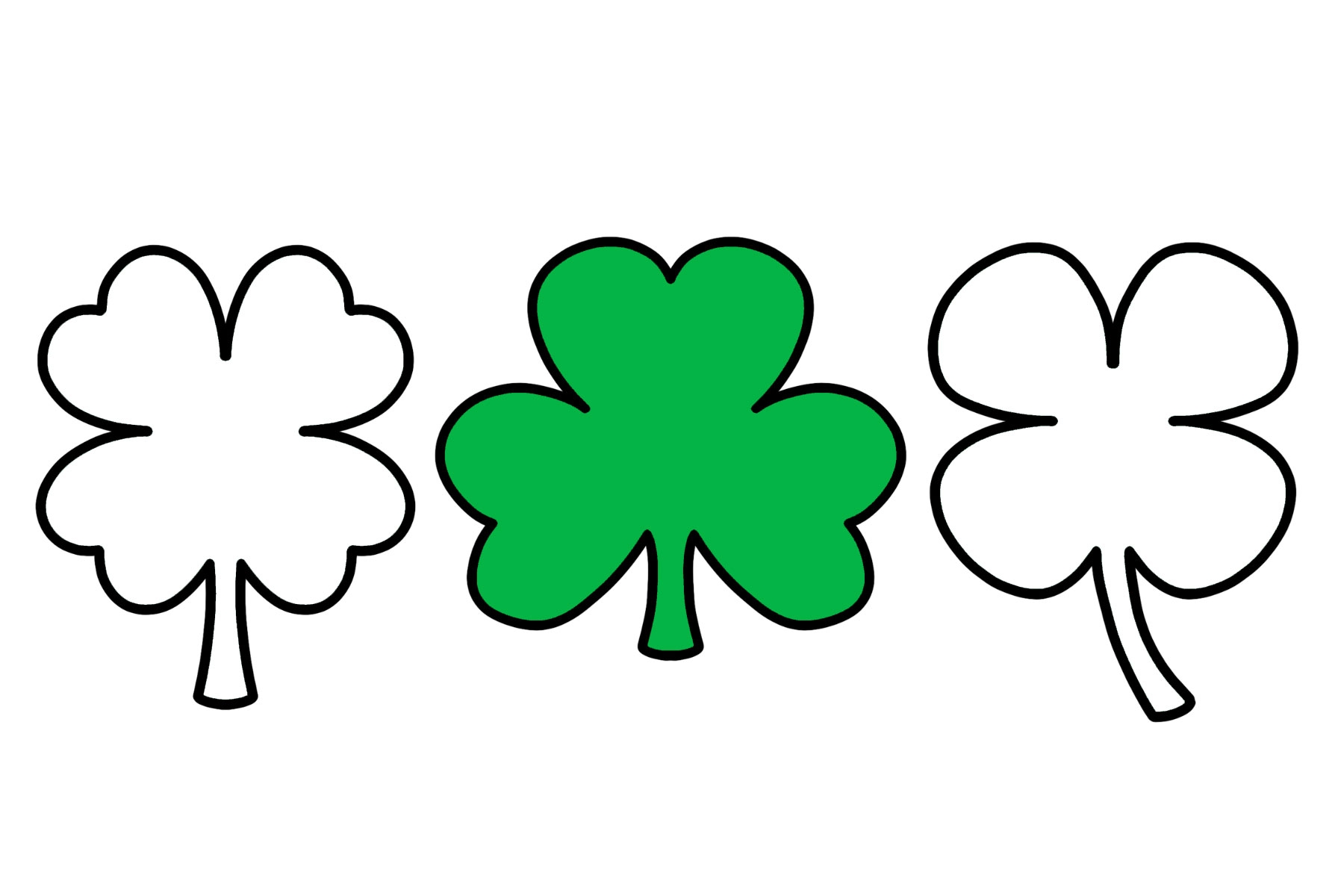 12 Unique Shamrock Templates Free Printable Cassie Smallwood Worksheets Library