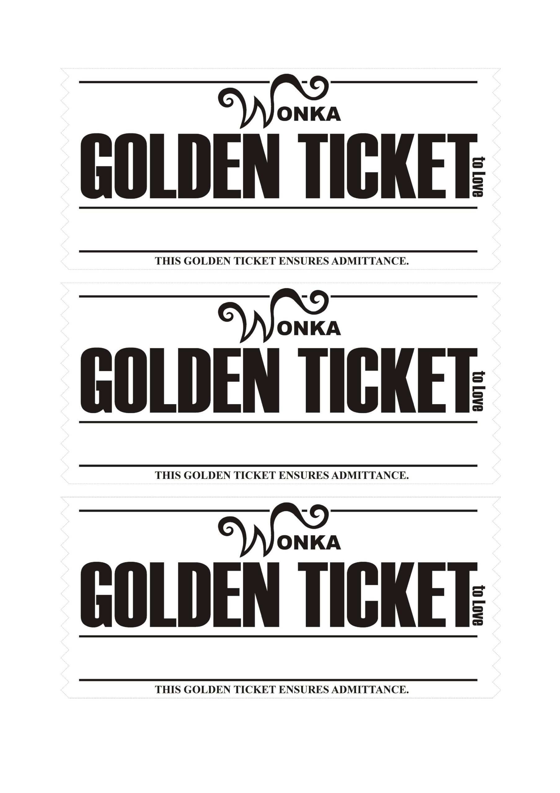 Free Printable Wonka Bar Template