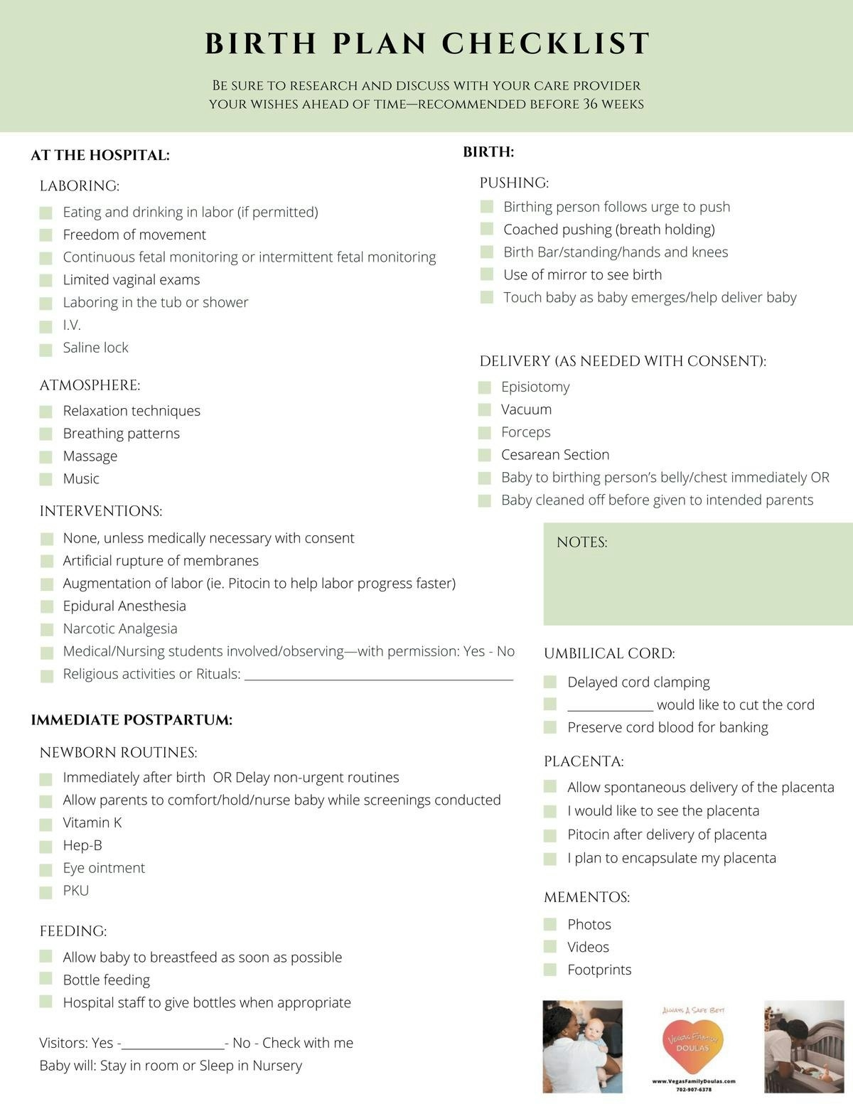 Printable Birth Plan Template Free Pdf Printable Birth Plan Template Free Pdf