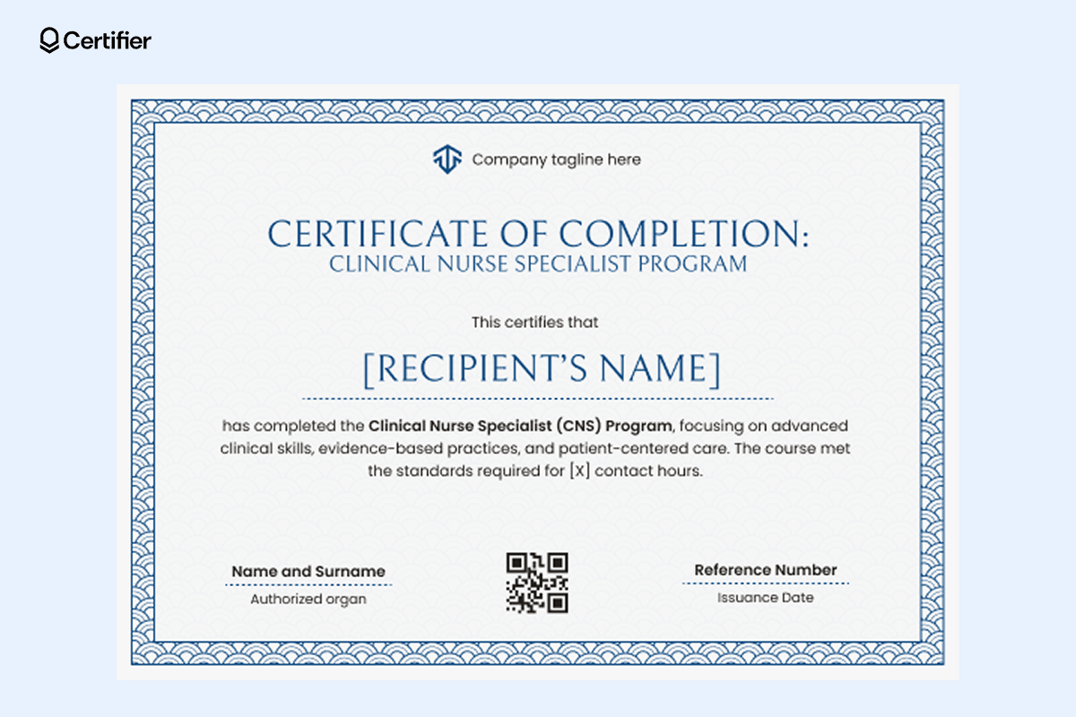 15 Free Printable Nursing Certificate Templates