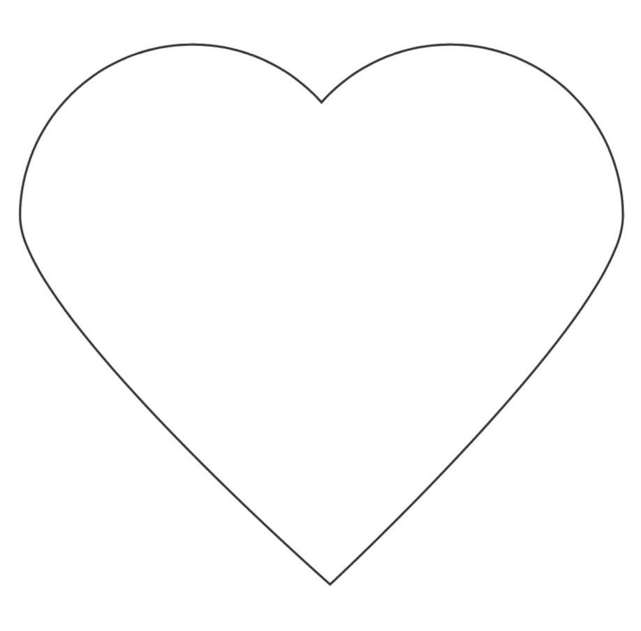 Free Heart Template Printable