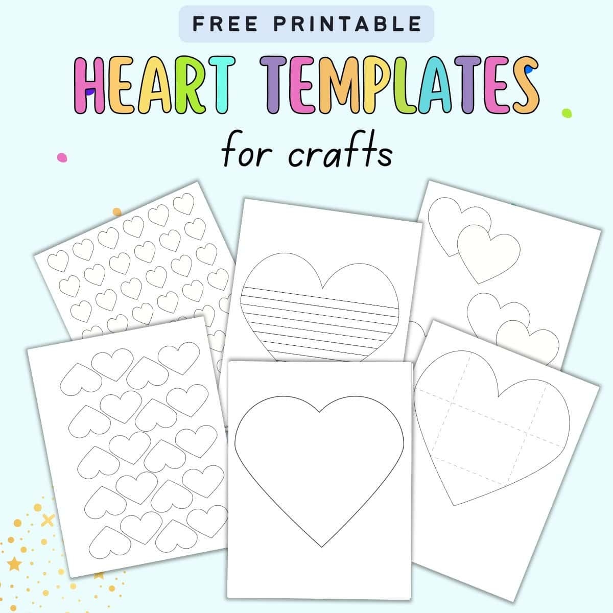 15 Heart Template Printables Free Heart Stencils And Patterns 