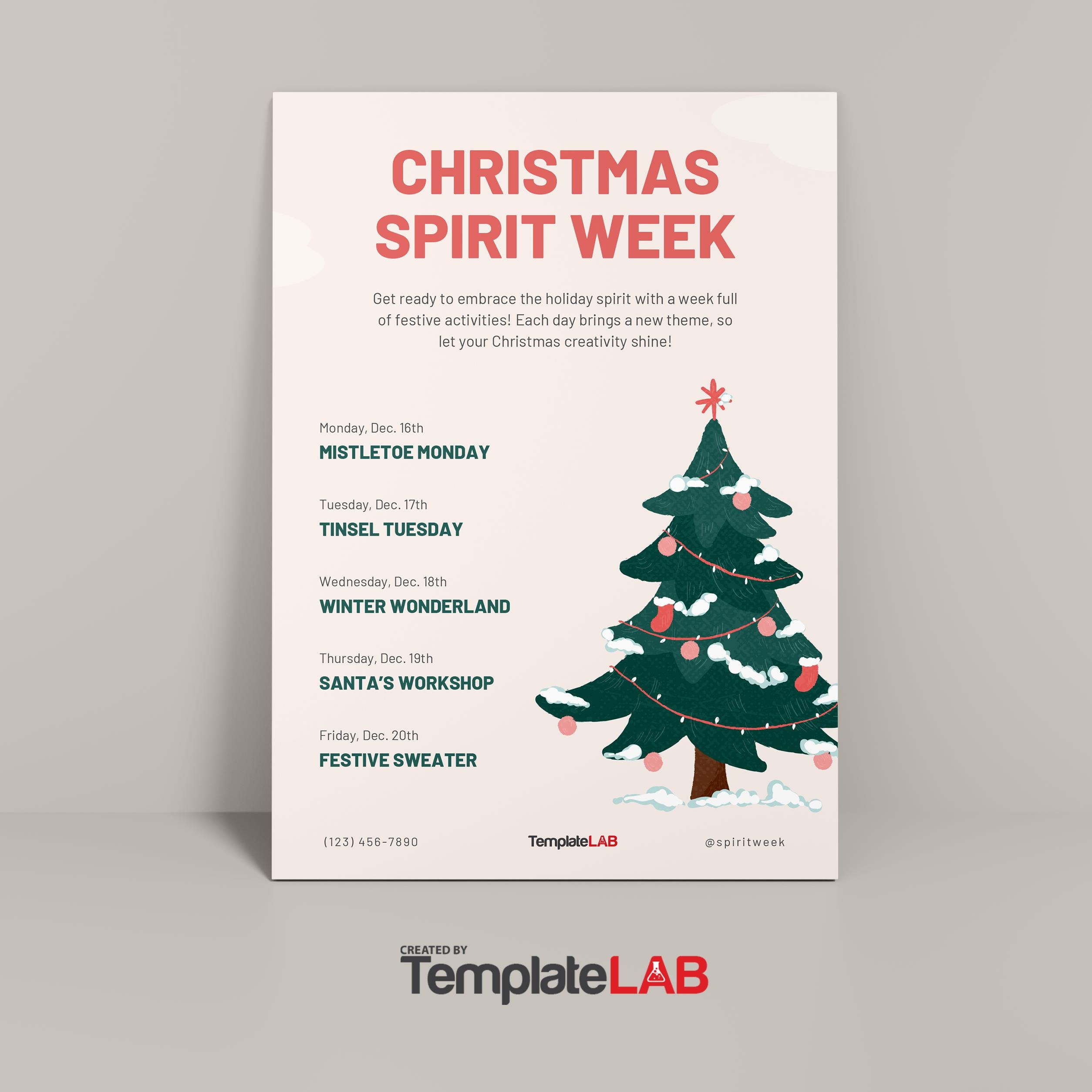 Free Christmas Flyer Templates Printable