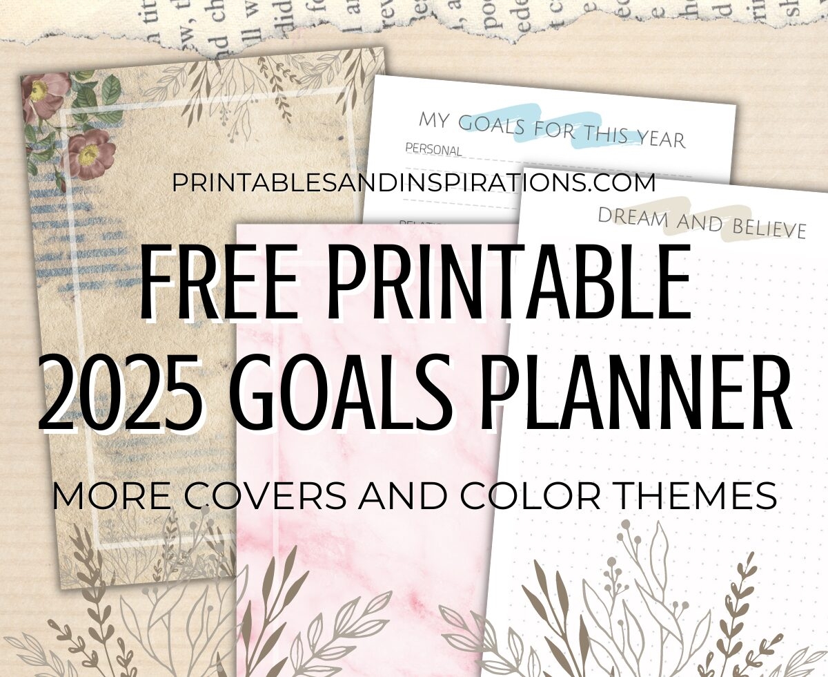 2025 Goals Planner PDF Free Printable Printables And Inspirations 2025 Goals Planner PDF Free Printable Printables And Inspirations