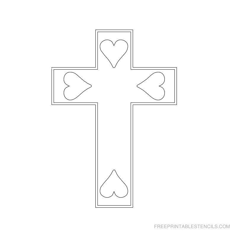 26 Free Printable Cross Stencils