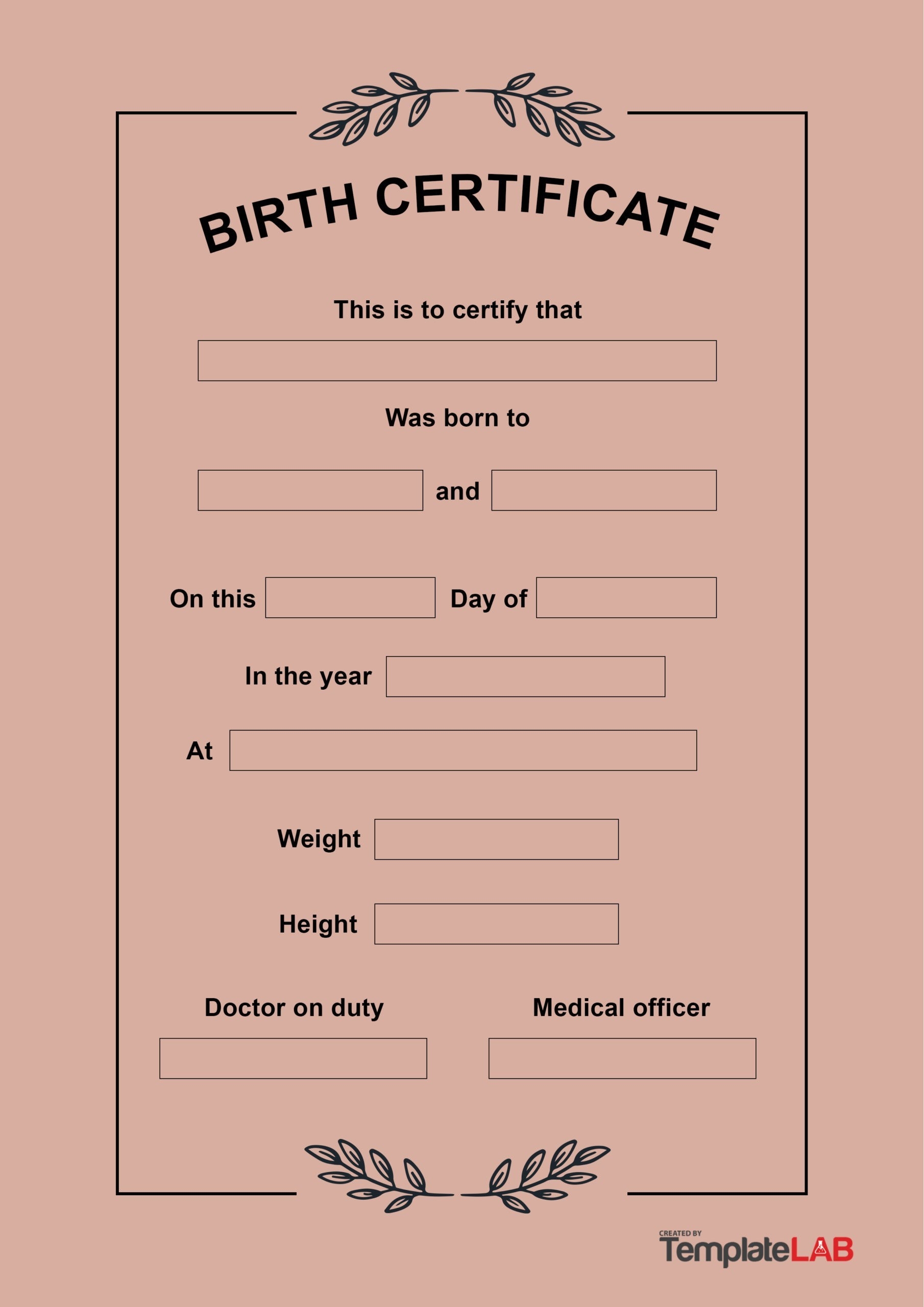 27 Birth Certificate Templates Word PPT U0026 PDF TemplateLab