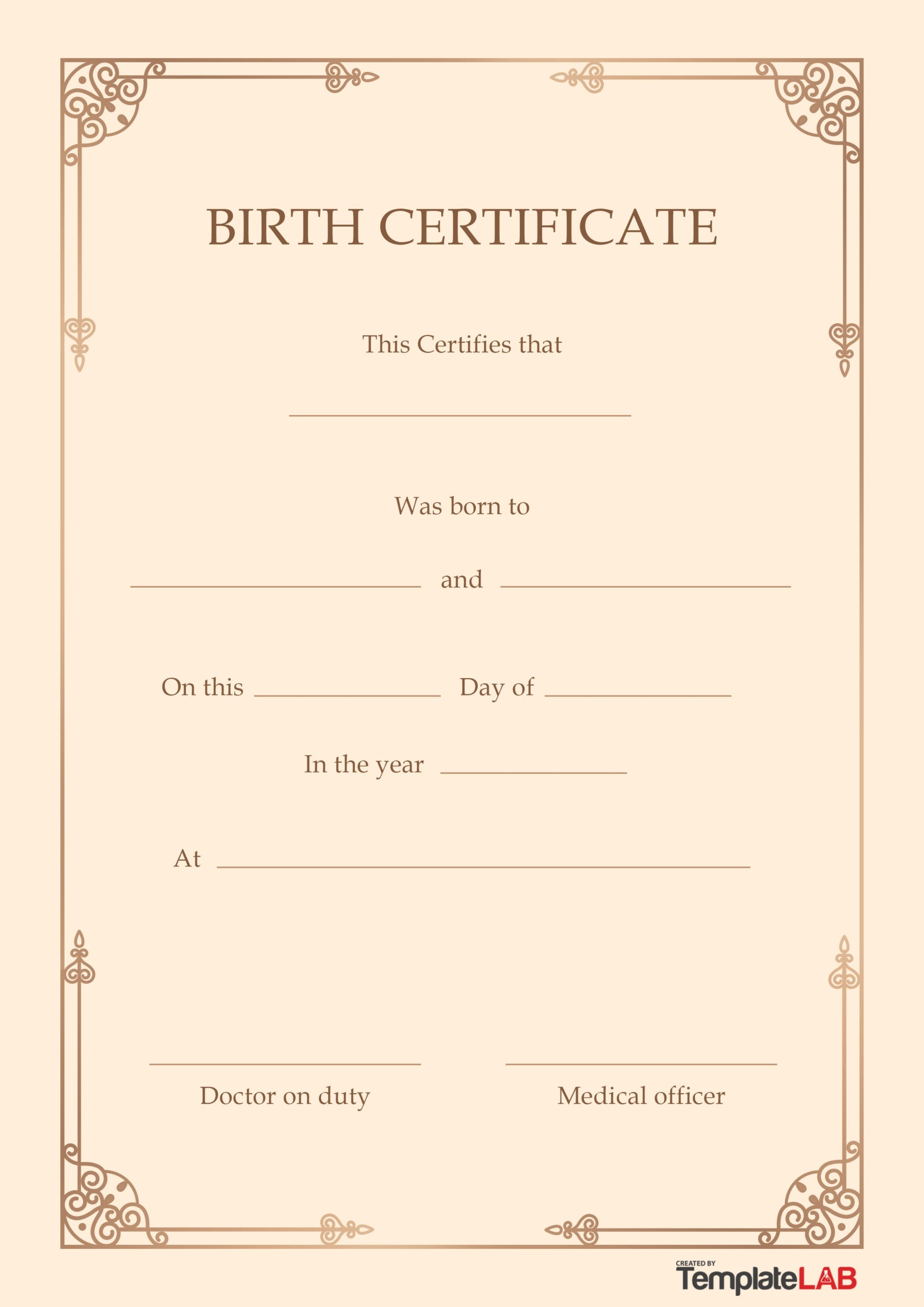 27 Birth Certificate Templates Word PPT U0026 PDF TemplateLab