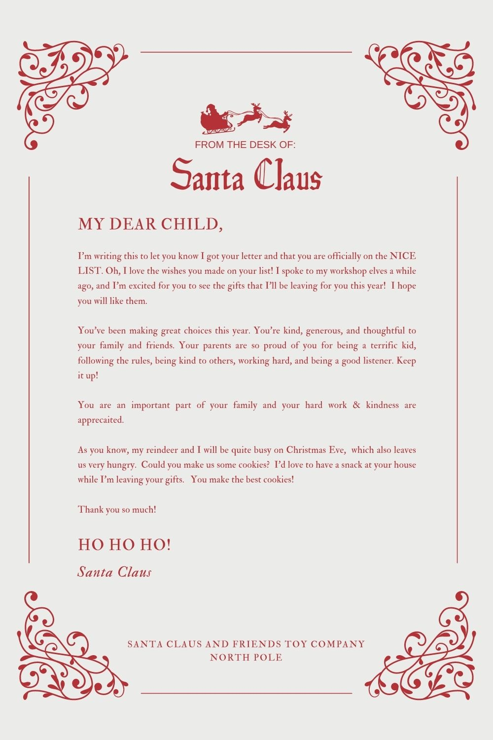 30 Free Santa Letter Templates To Print U0026 Use right Now Your Worksheets Library 30 Free Santa Letter Templates To Print U0026 Use right Now Your Worksheets Library