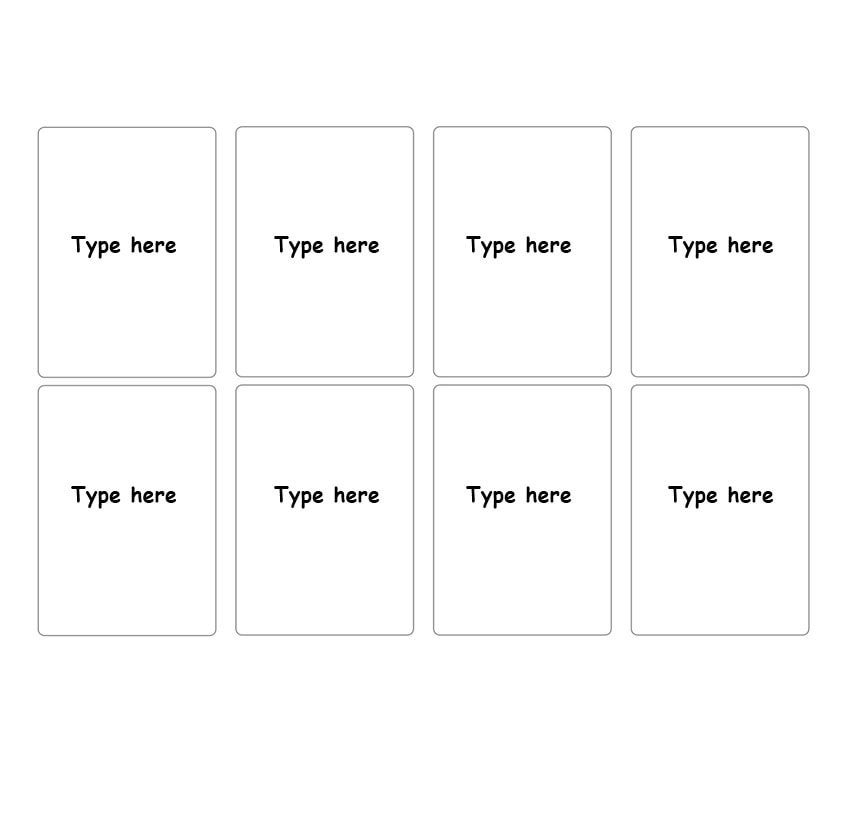 Free Printable 3x5 Index Card Template