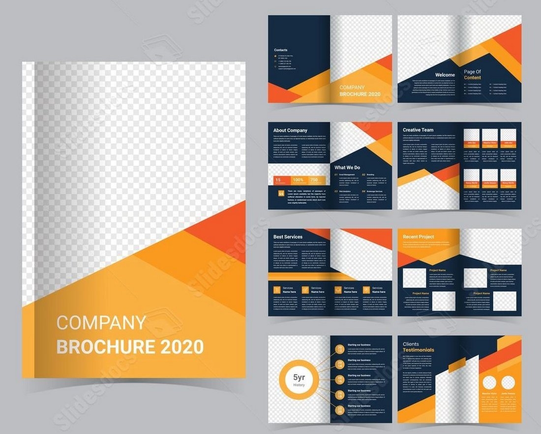 Free Printable Blank Brochure Templates