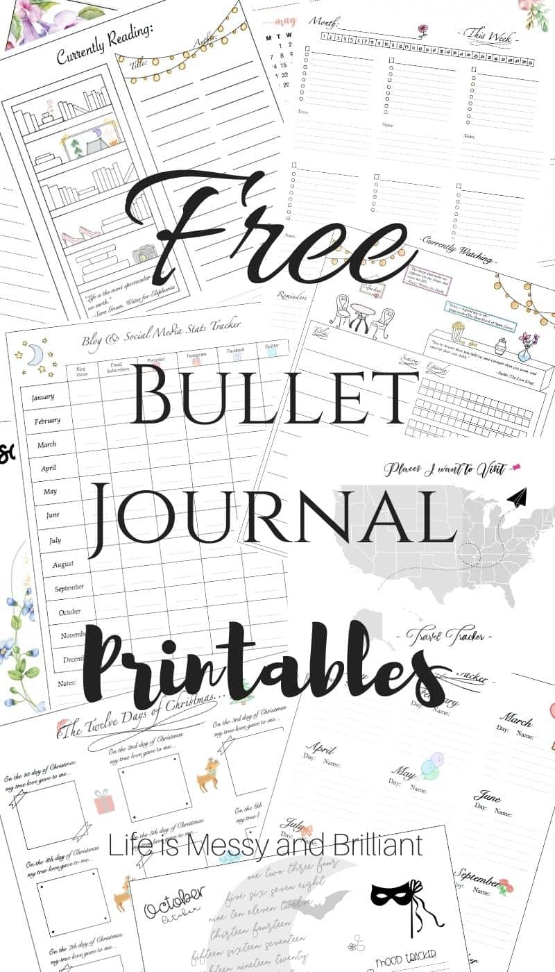 35 Free Bullet Journal Printables To Stay Organized And Inspired 35 Free Bullet Journal Printables To Stay Organized And Inspired