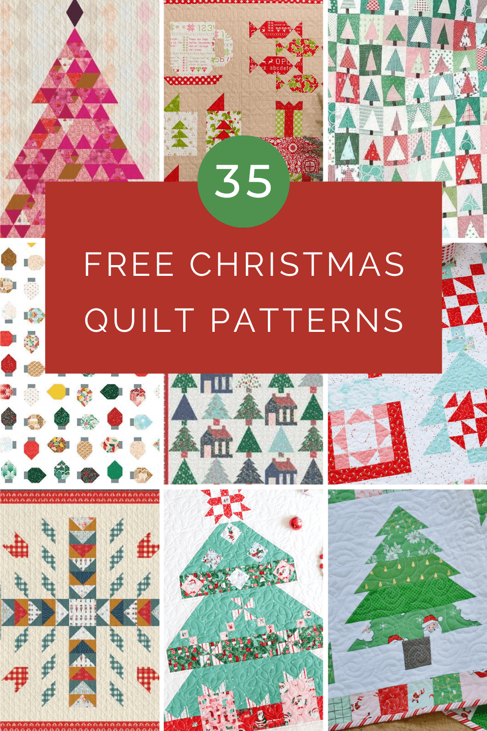 35 Totally Free Christmas Quilt Patterns