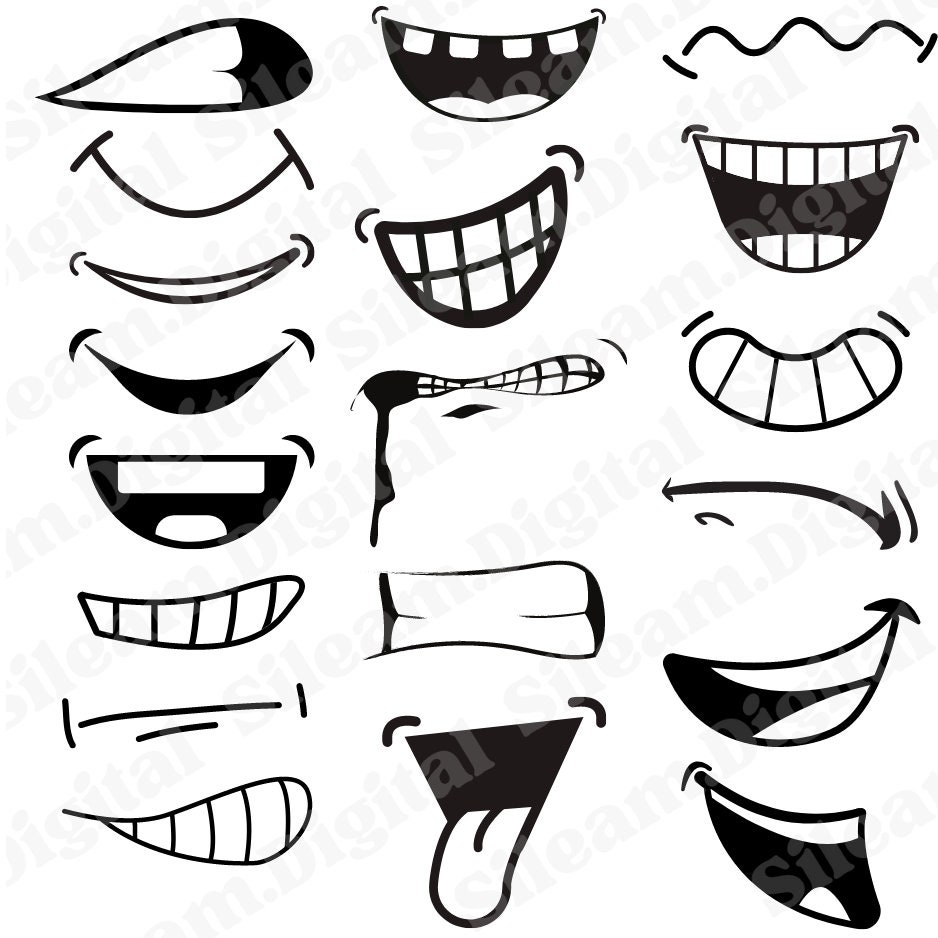 Free Printable Mouth Template