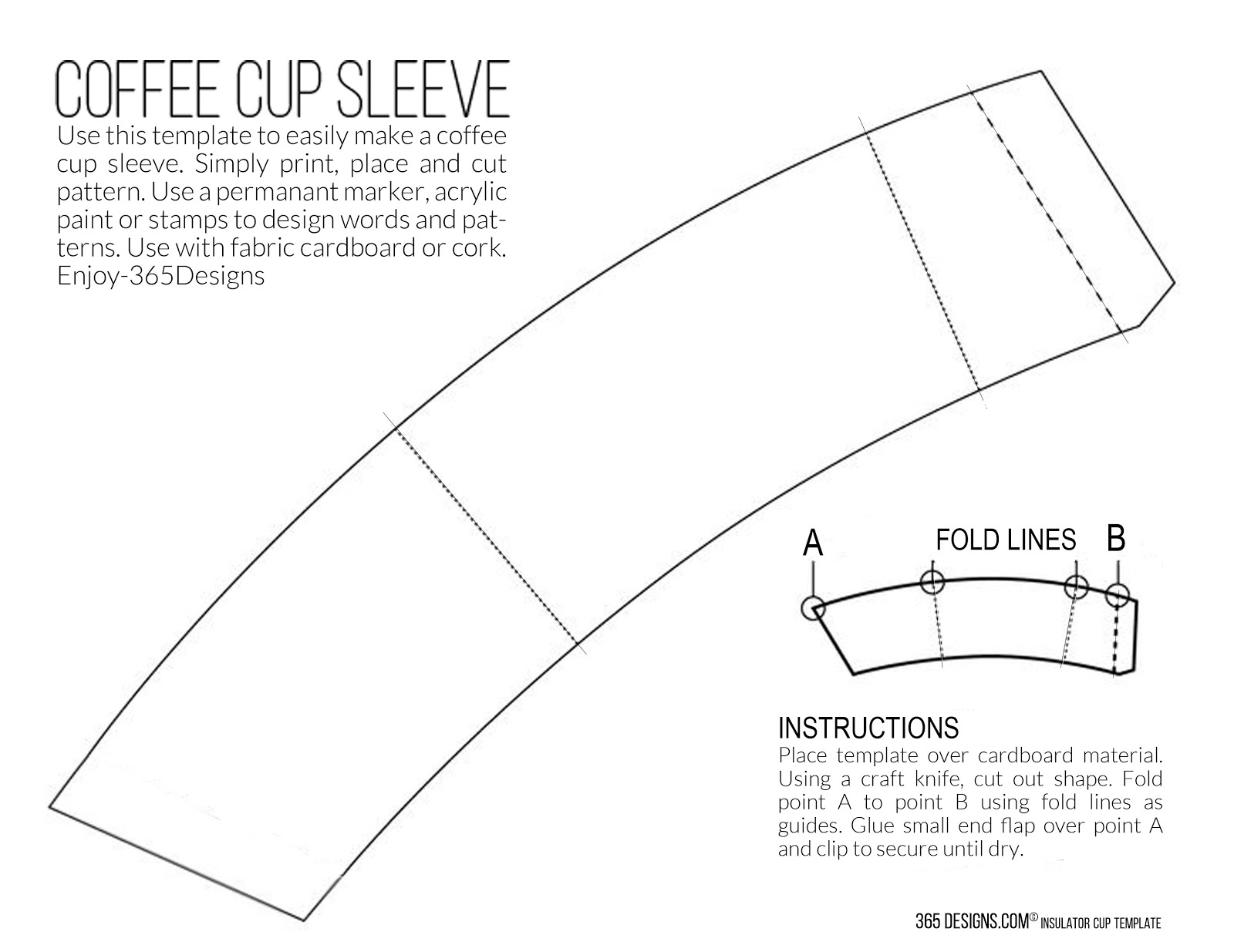 365 Designs New McCaf Single Brew Coffee With Printable Cup Sleeve Template 365 Designs New McCaf Single Brew Coffee With Printable Cup Sleeve Template