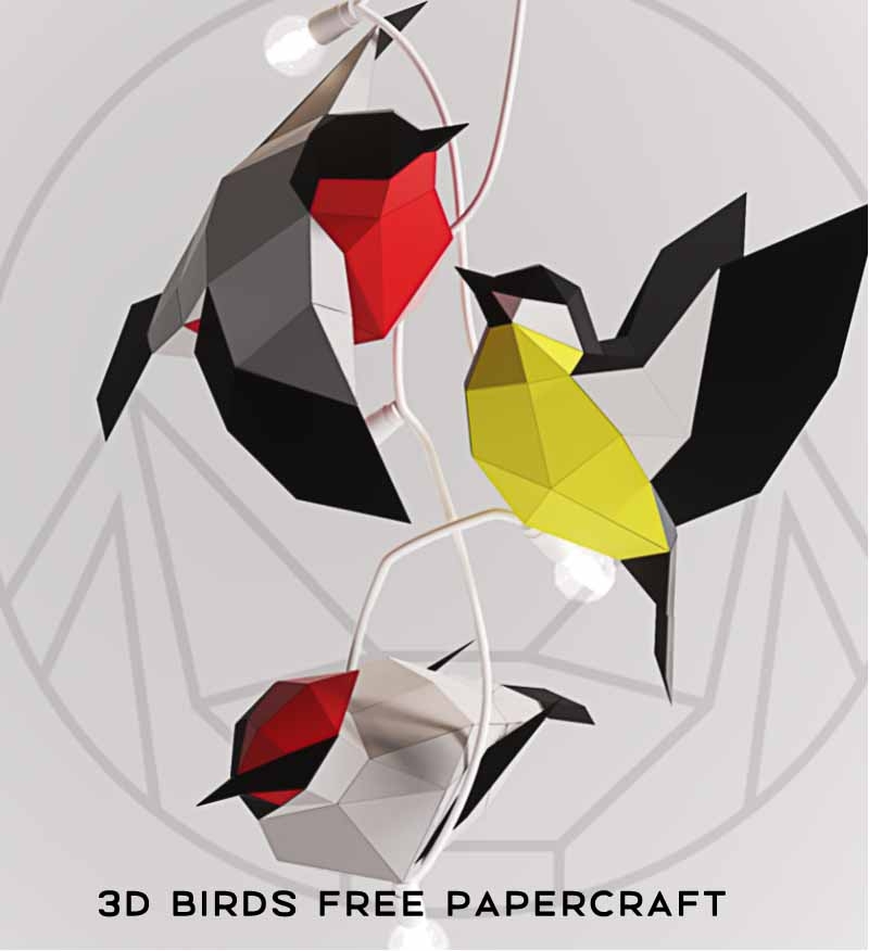 3D Birds Free Papercraft Free Download 3D Birds Free Papercraft Free Download