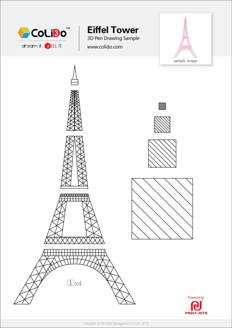3D Pen Templates Printable Printable Party Favors