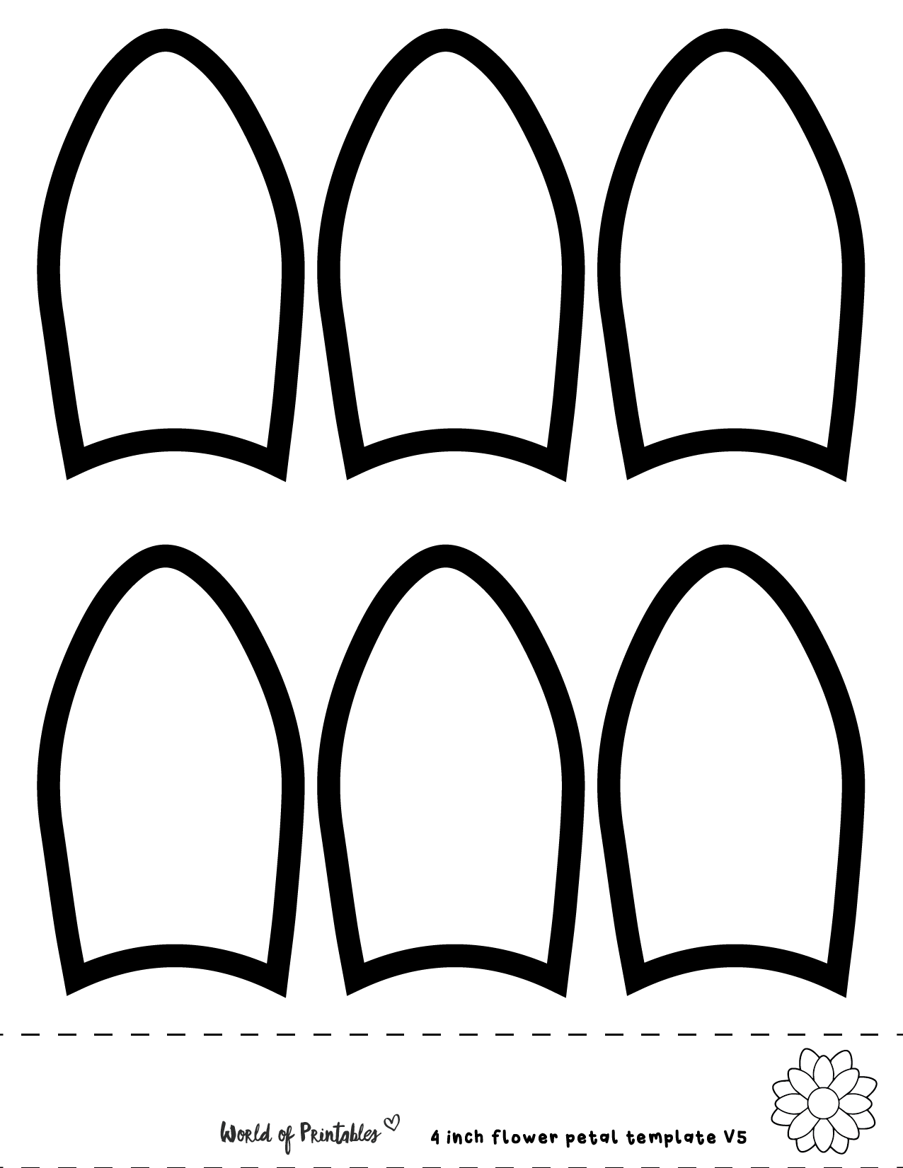 40 Flower Petal Templates World Of Printables 40 Flower Petal Templates World Of Printables