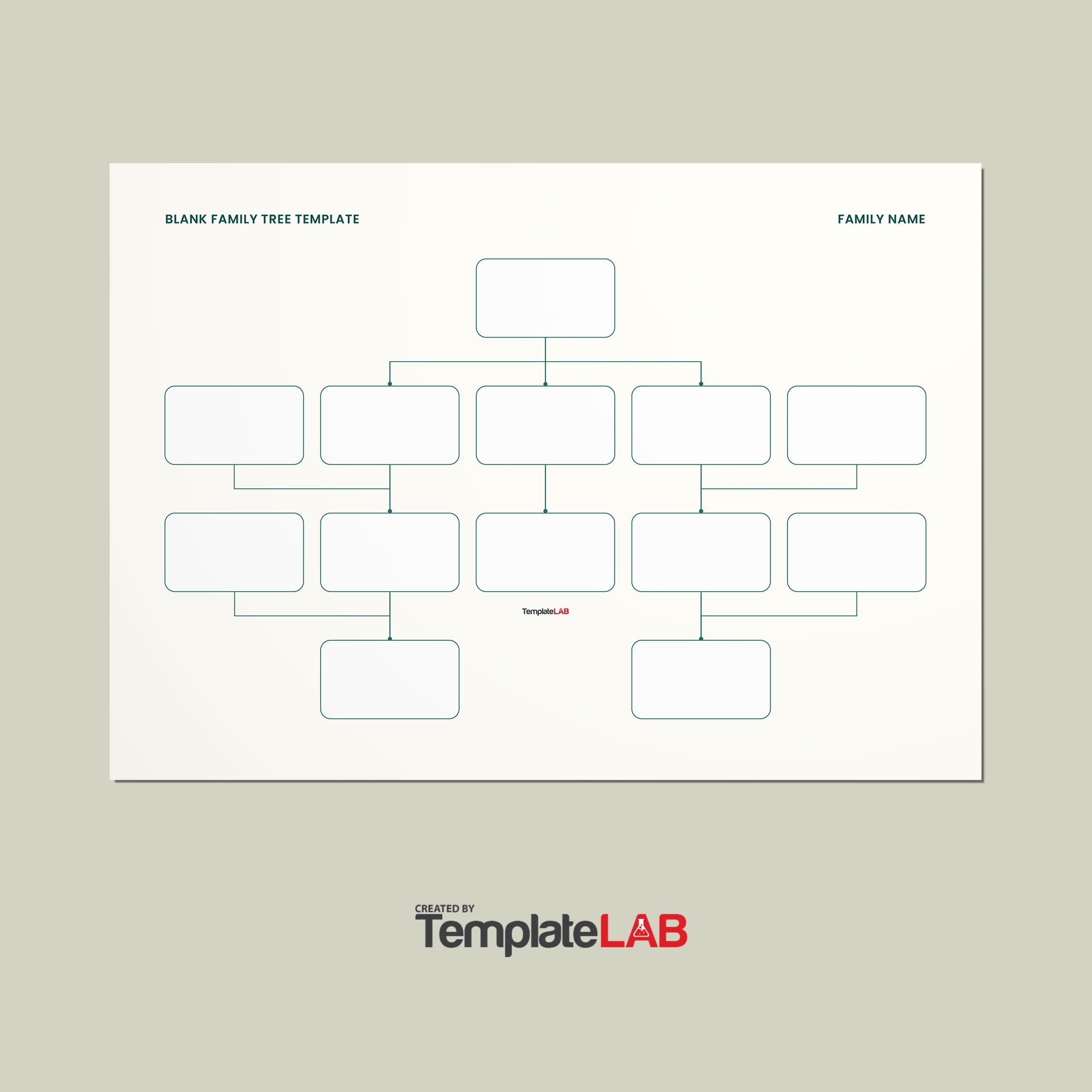 Printable Family Tree Templates Free