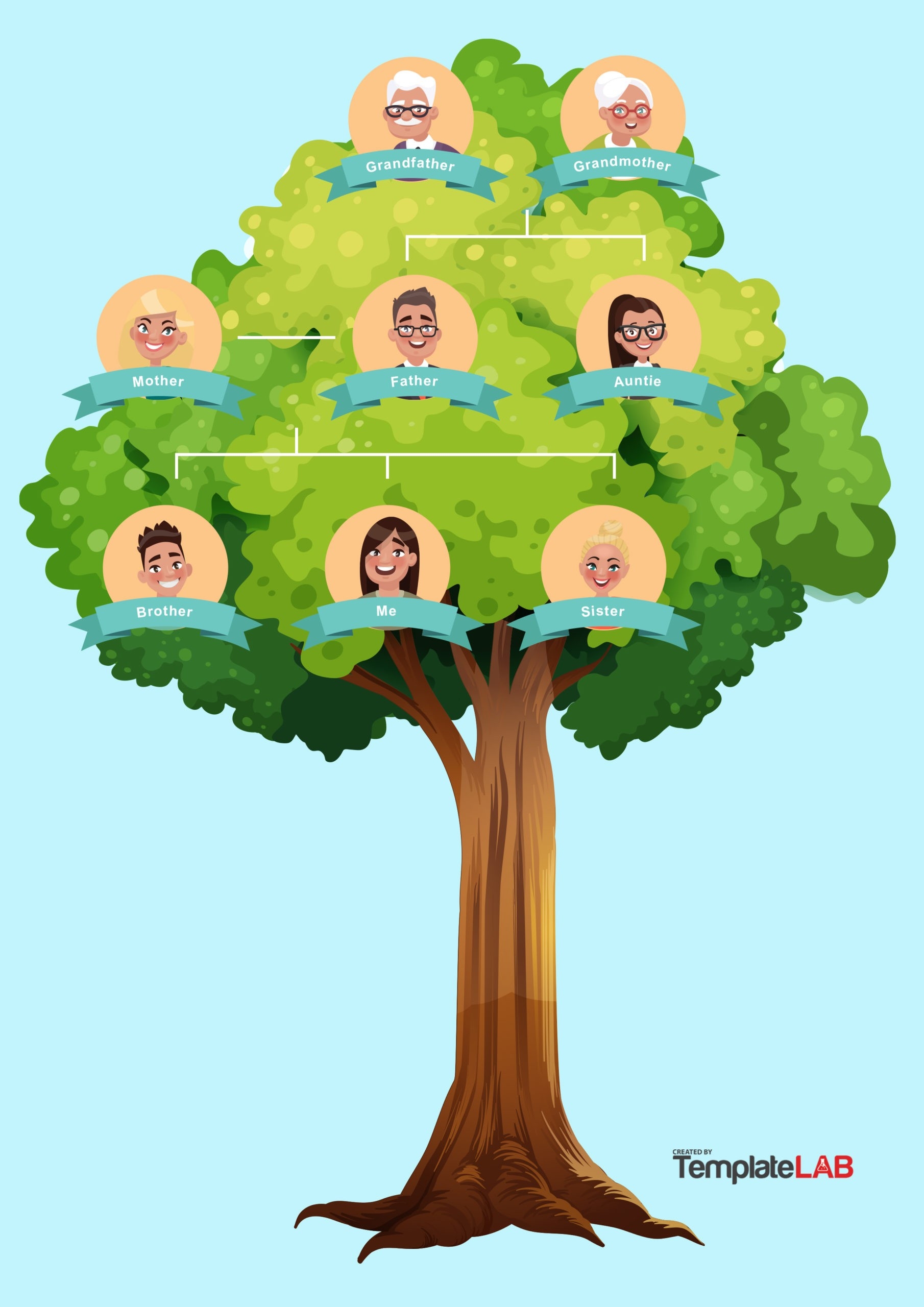 41 Free Family Tree Templates Word Excel PDF PowerPoint