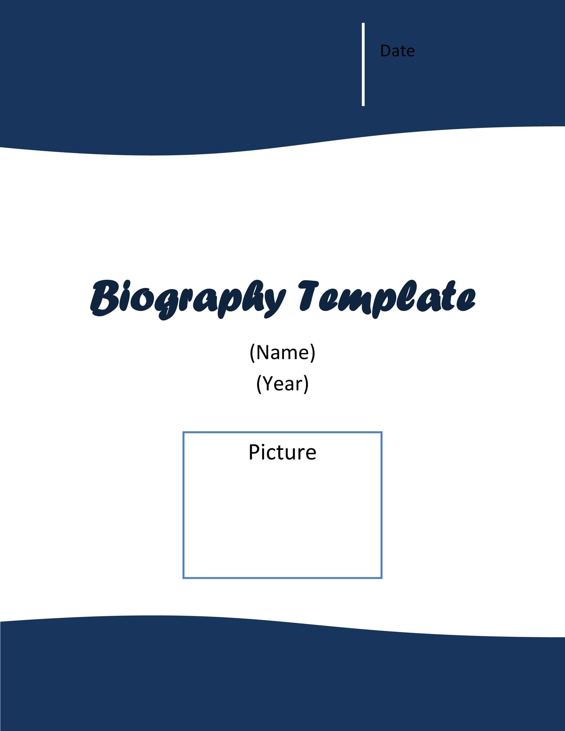 45 Biography Templates U0026 Examples Personal Professional 45 Biography Templates U0026 Examples Personal Professional