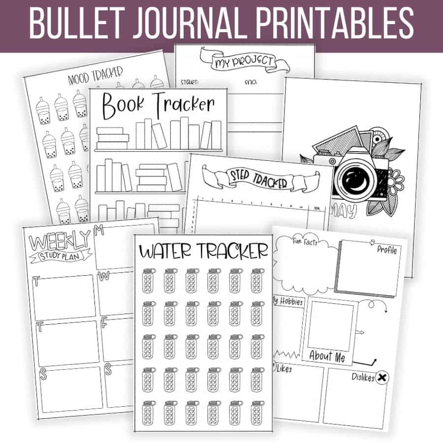 50 FREE Bullet Journal Printables U0026 PDF Templates 50 FREE Bullet Journal Printables U0026 PDF Templates
