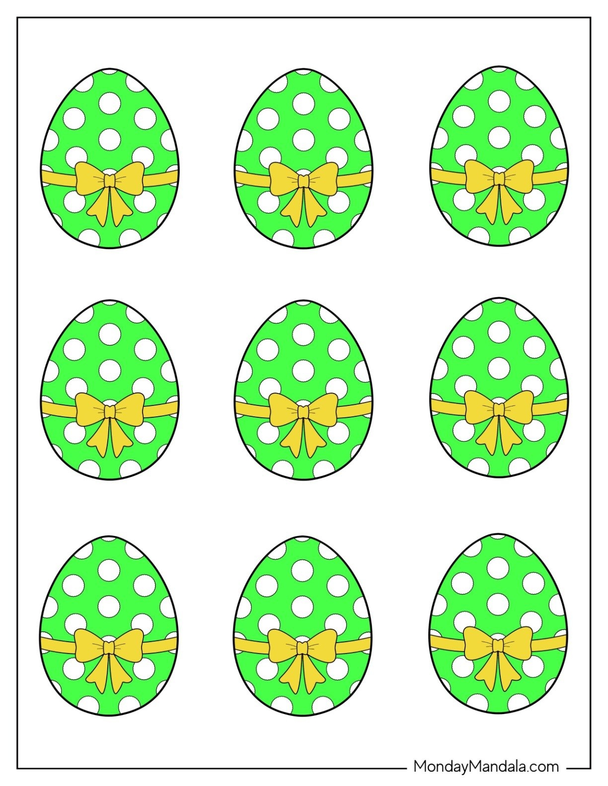 58 Easter Egg Templates Free PDF Printables