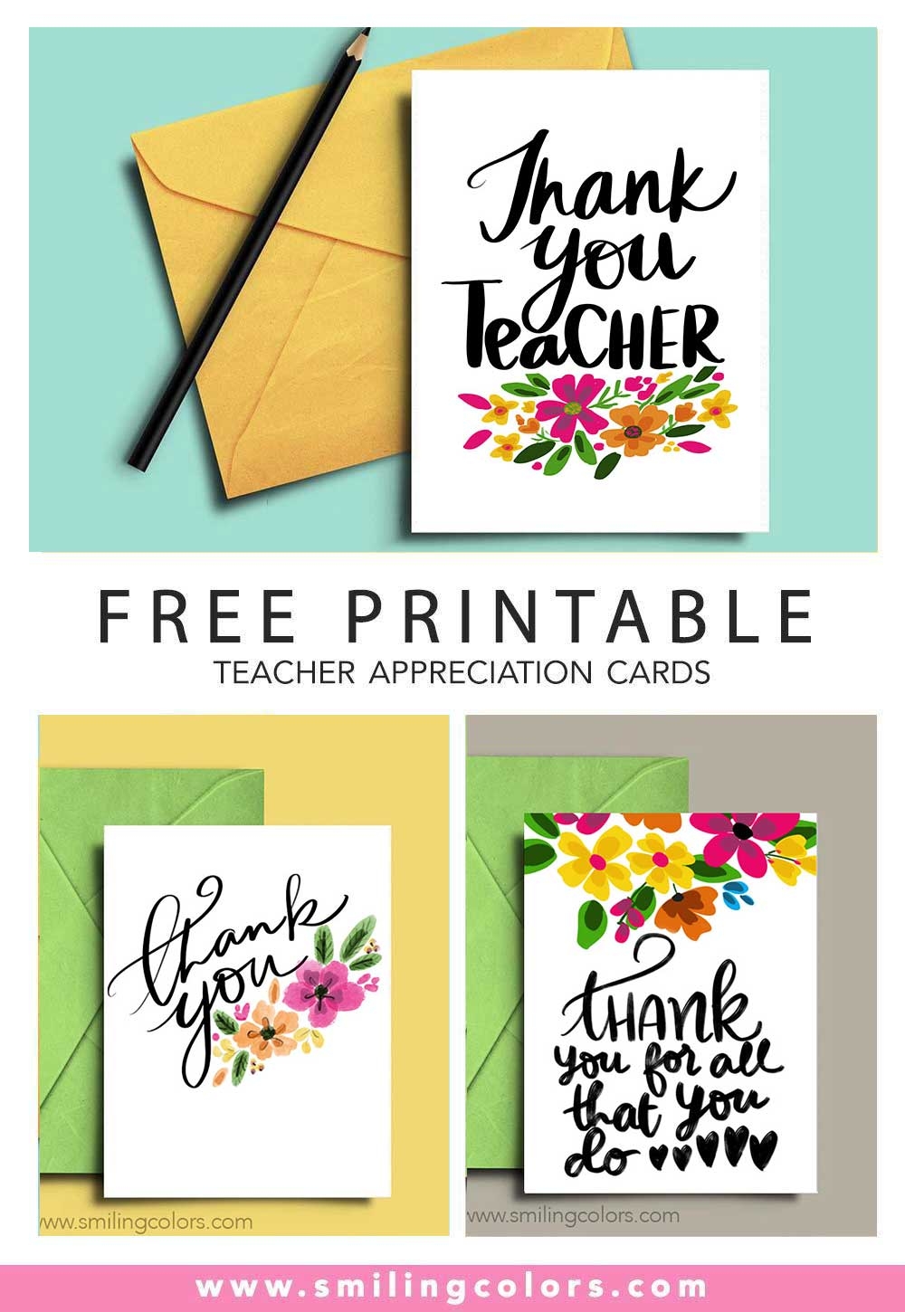 Free Printable Thank You Card Template Free Printable Thank You Card Template