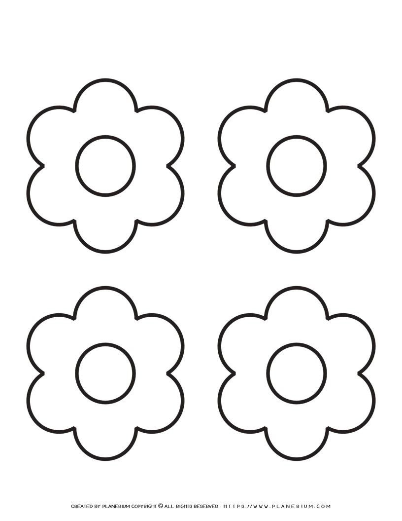 Flower Printables Free Template