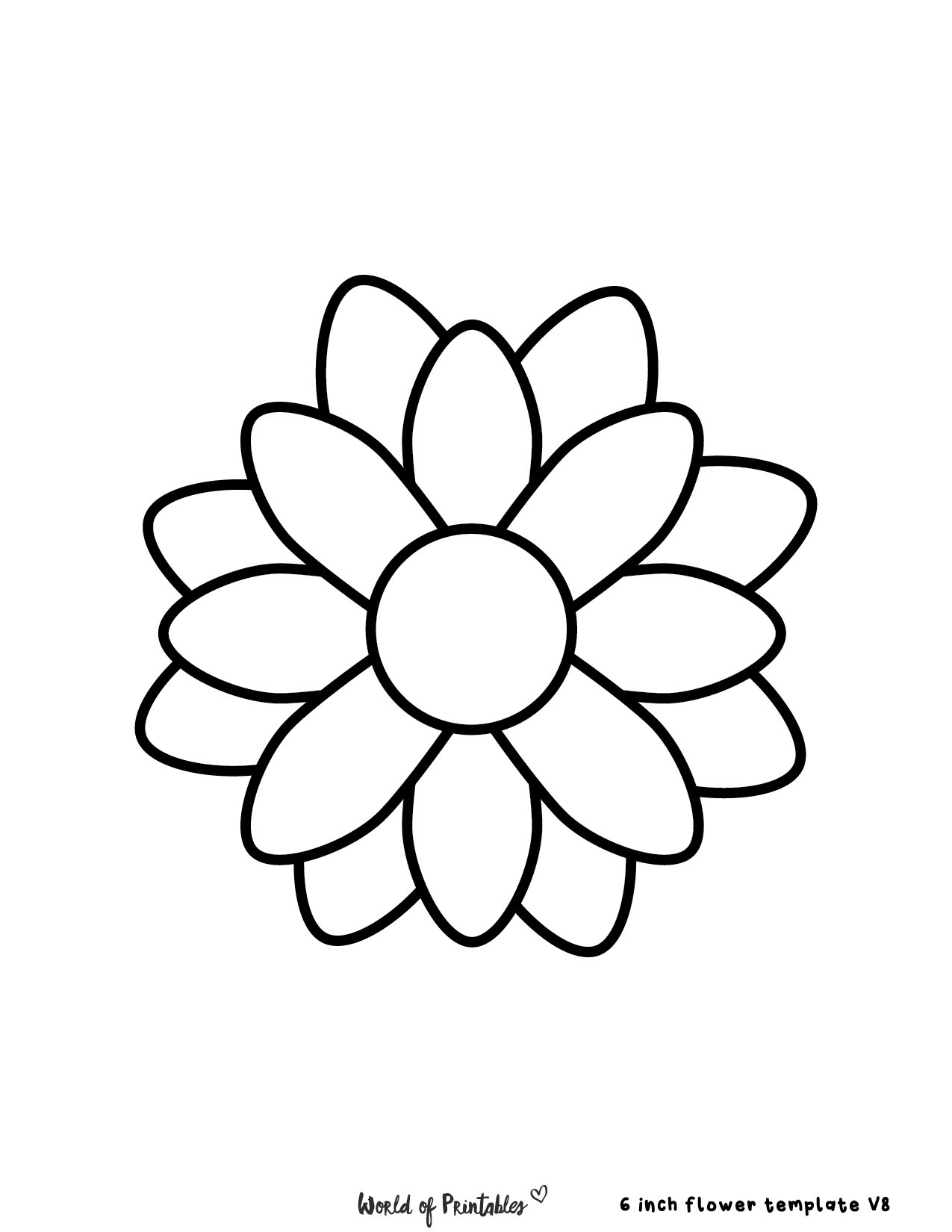 60 Best Free Flower Templates World Of Printables