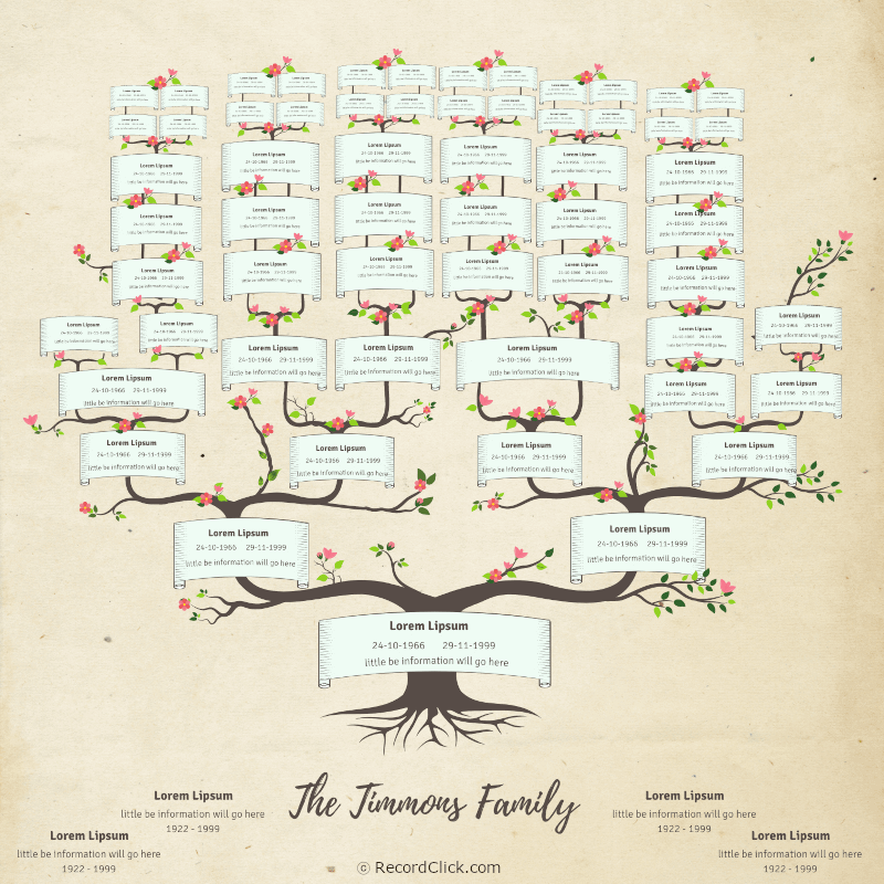 Family Tree Template Printable Free Download