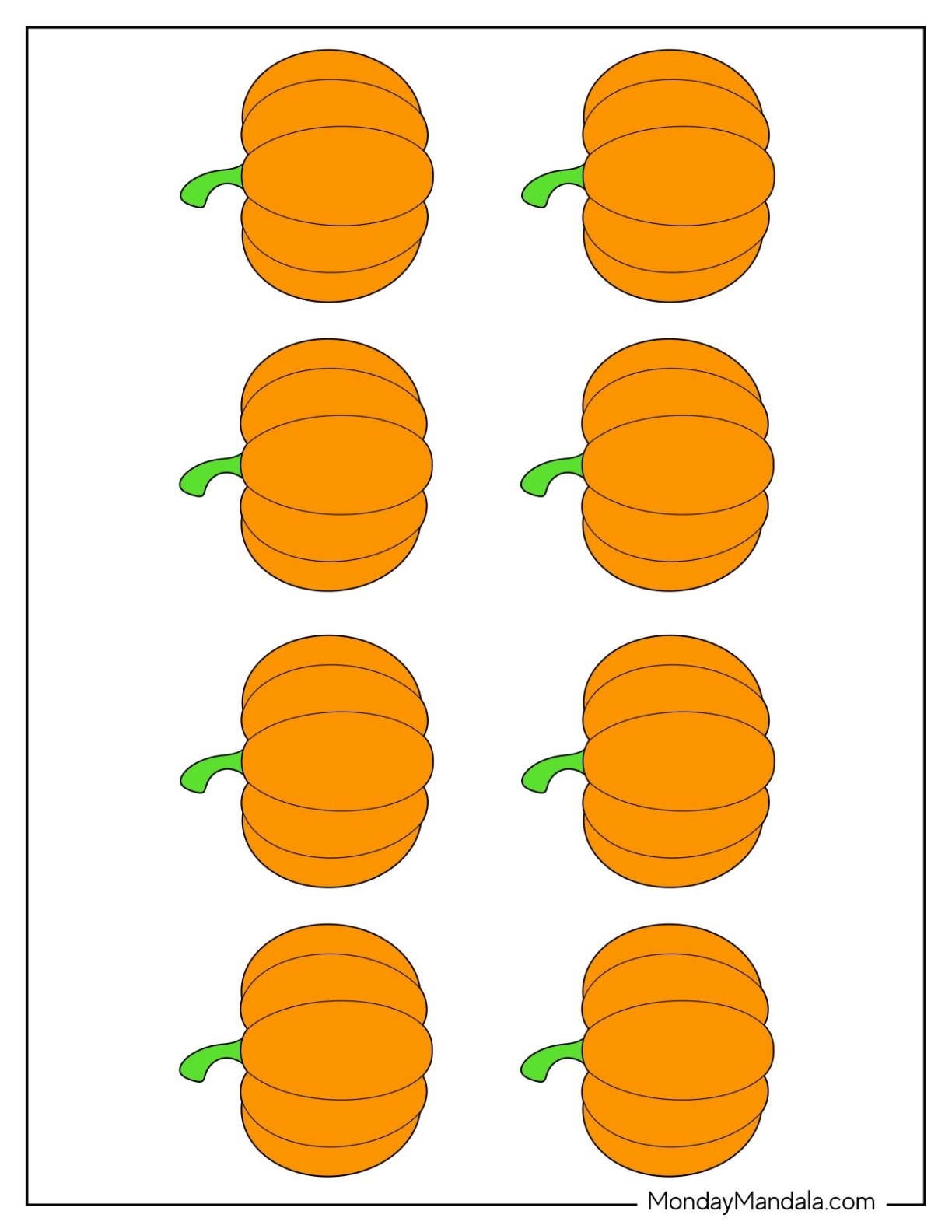 76 Pumpkin Templates Free PDF Printables