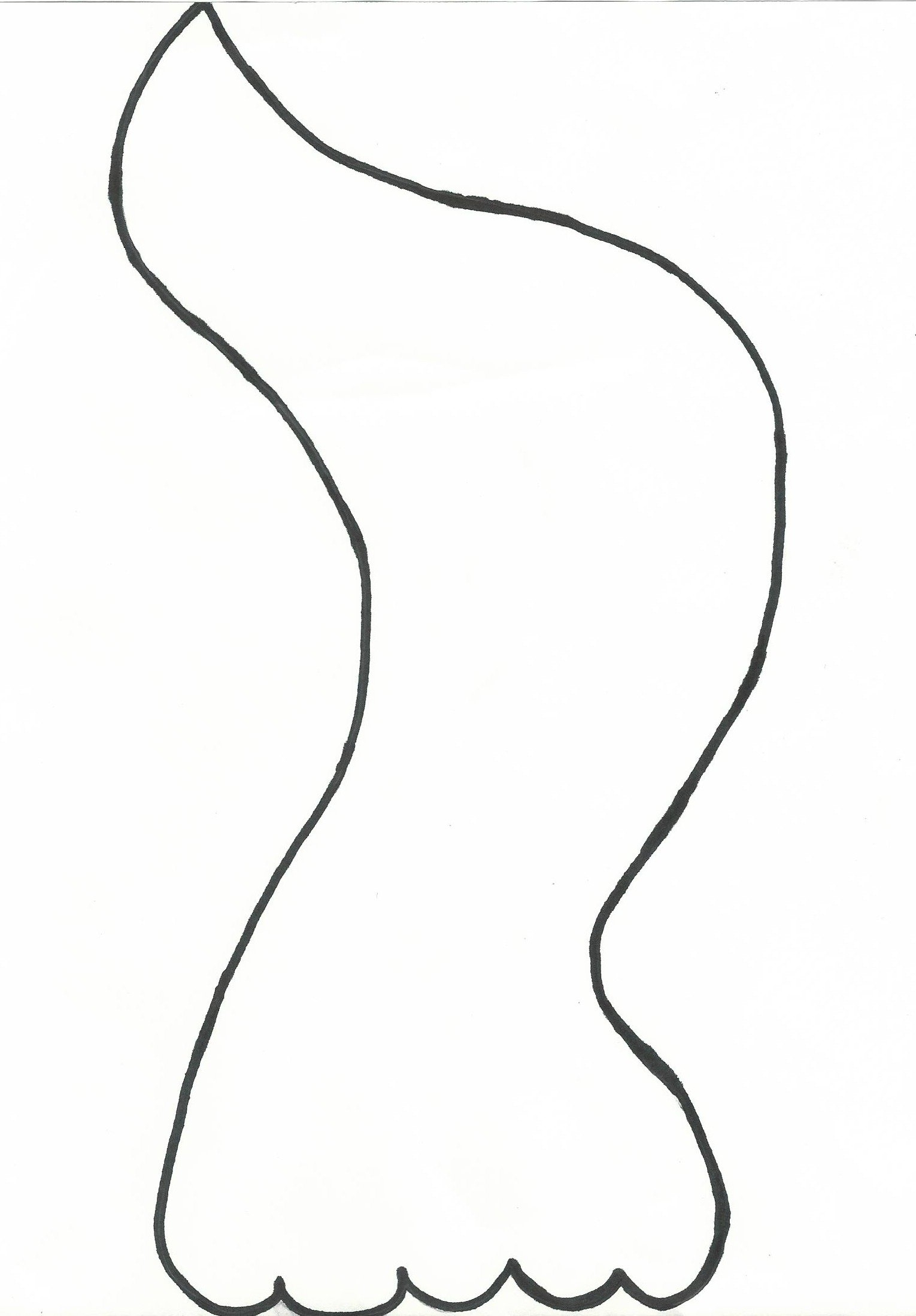 Cut Out Free Printable Dove Template