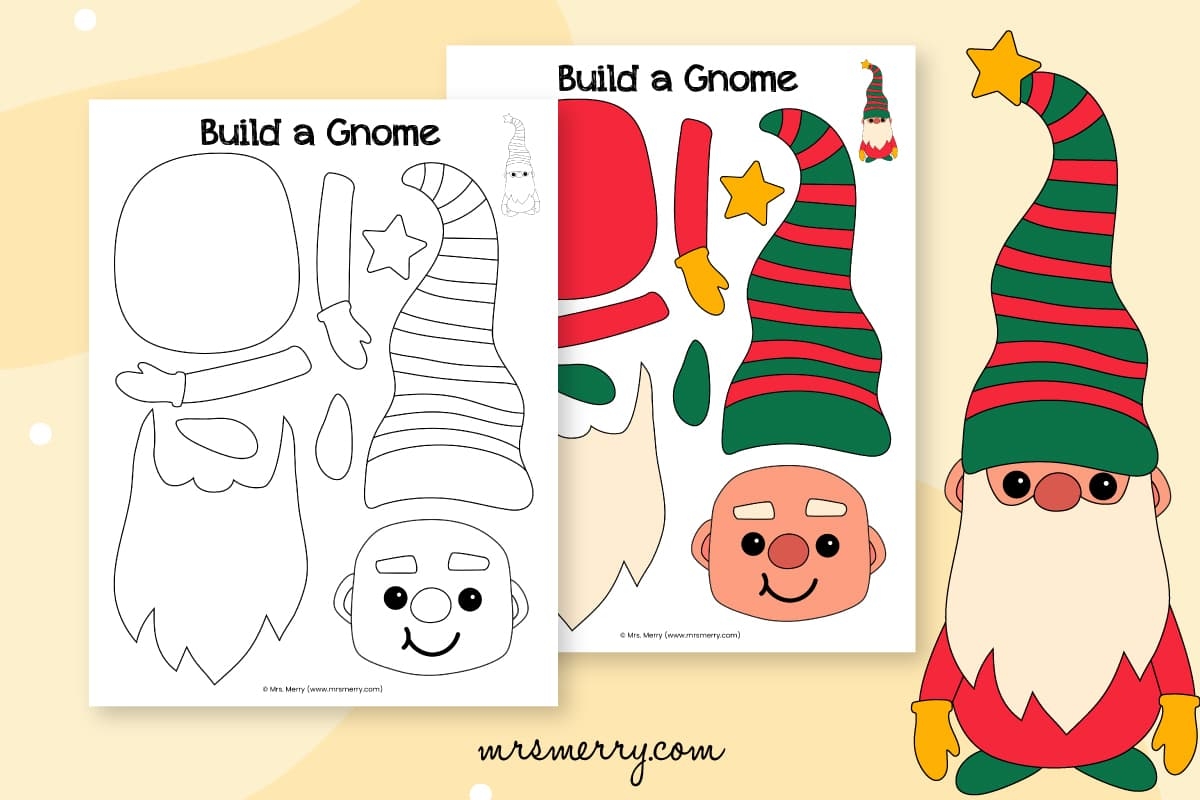 A Free Christmas Gnome Printable Template Mrs Merry A Free Christmas Gnome Printable Template Mrs Merry