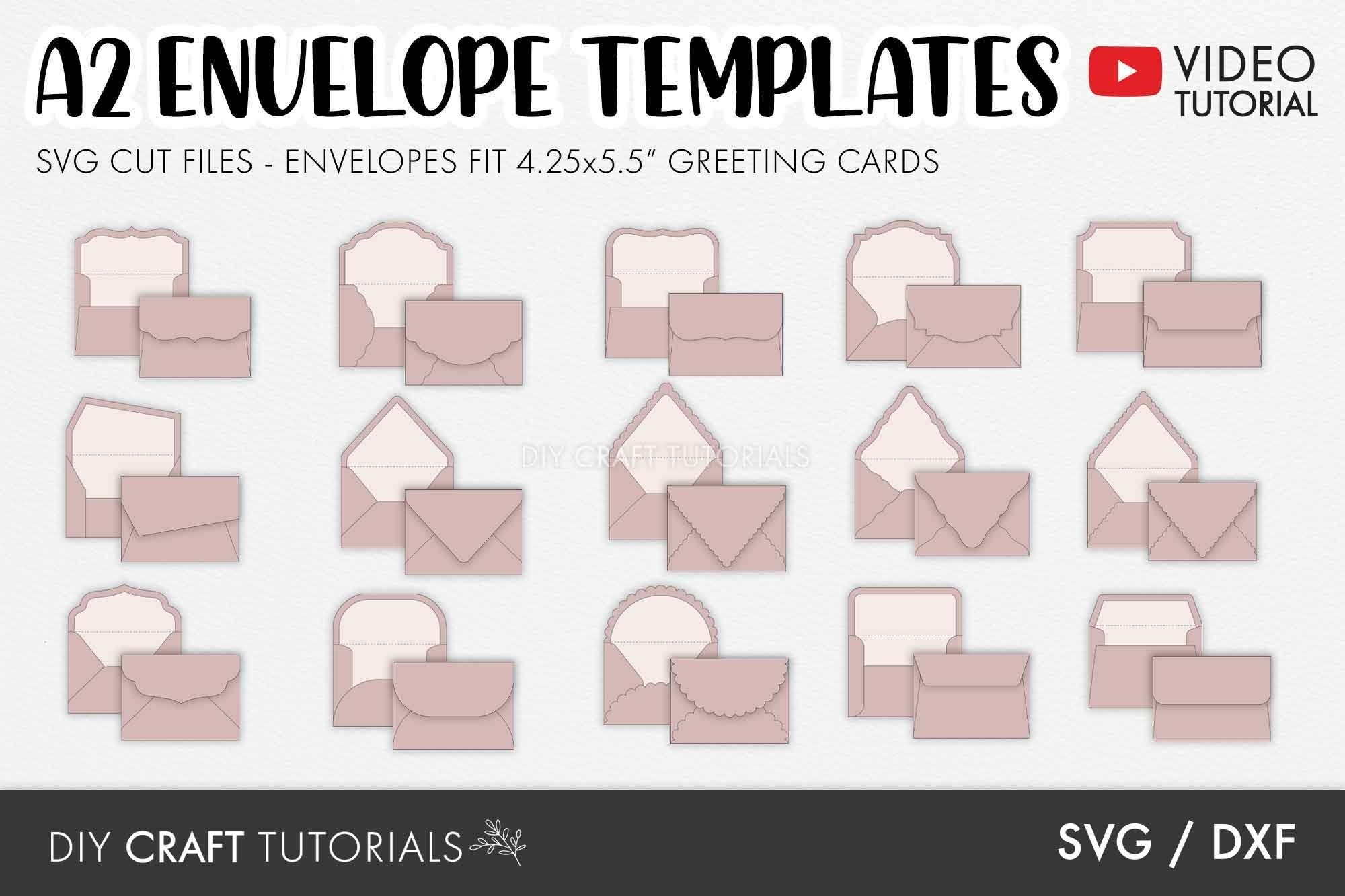 A2 Envelope Templates For Greeting Cards