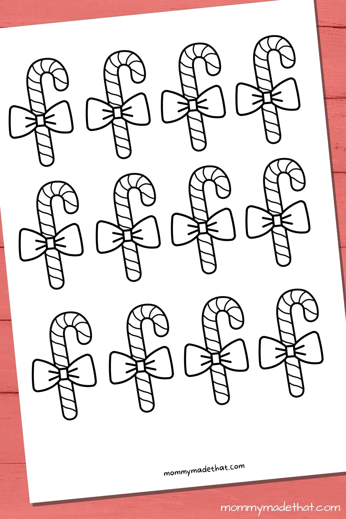 Candy Cane Template Printable Free Candy Cane Template Printable Free