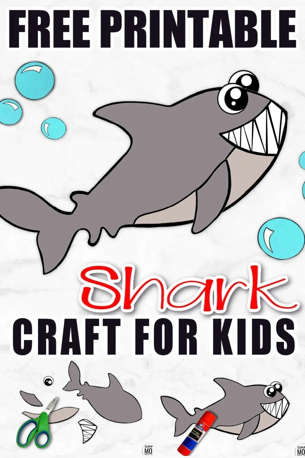 Shark Template Printable Free
