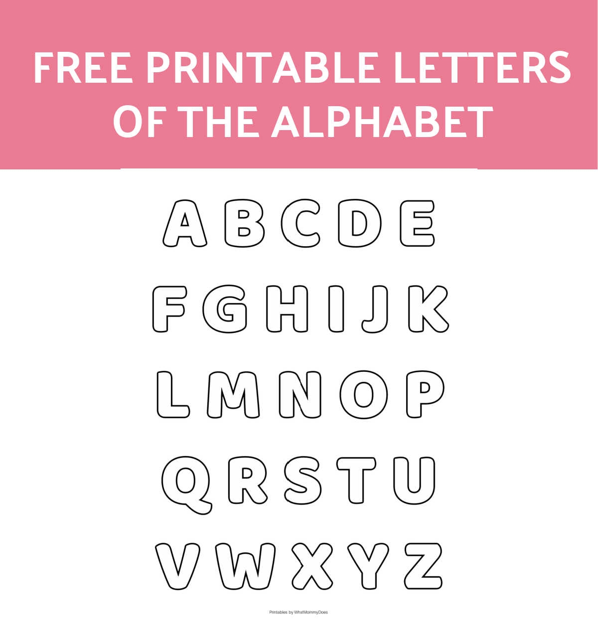 Alphabet Capital Letter Stencils Jazzish For