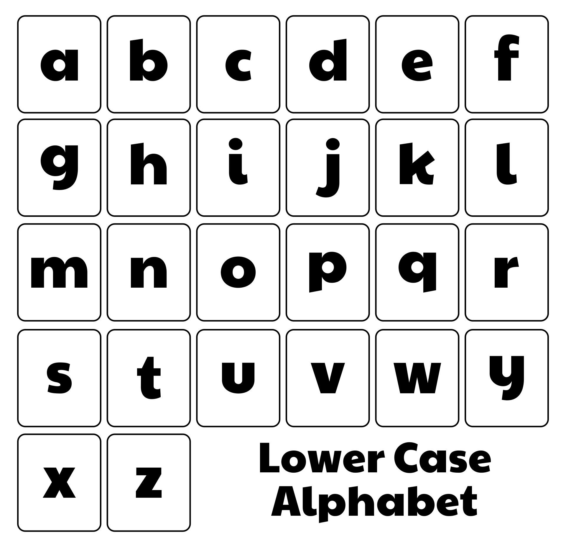 Alphabet Letters Font 6 Free PDF Printables Printablee Worksheets Library