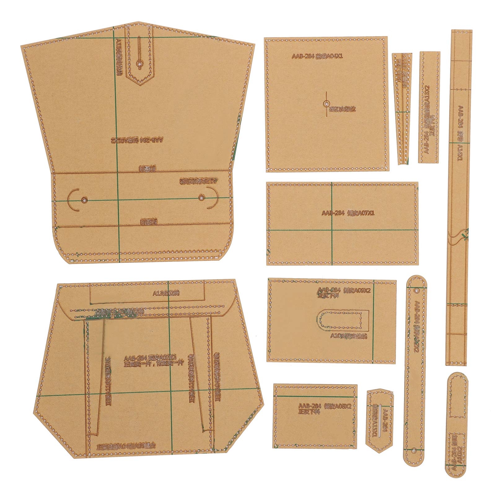 Amazon Acrylic Transparent Bag Template Leather Craft Pattern For Single Shoulder Bags Arts Crafts U0026 Sewing