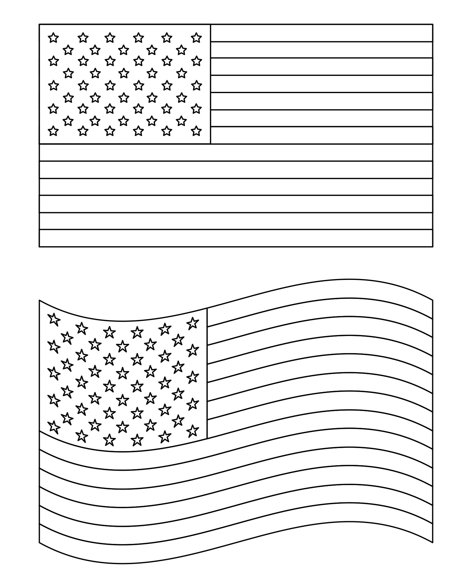 Free Printable American Flag Star Template Free Printable American Flag Star Template