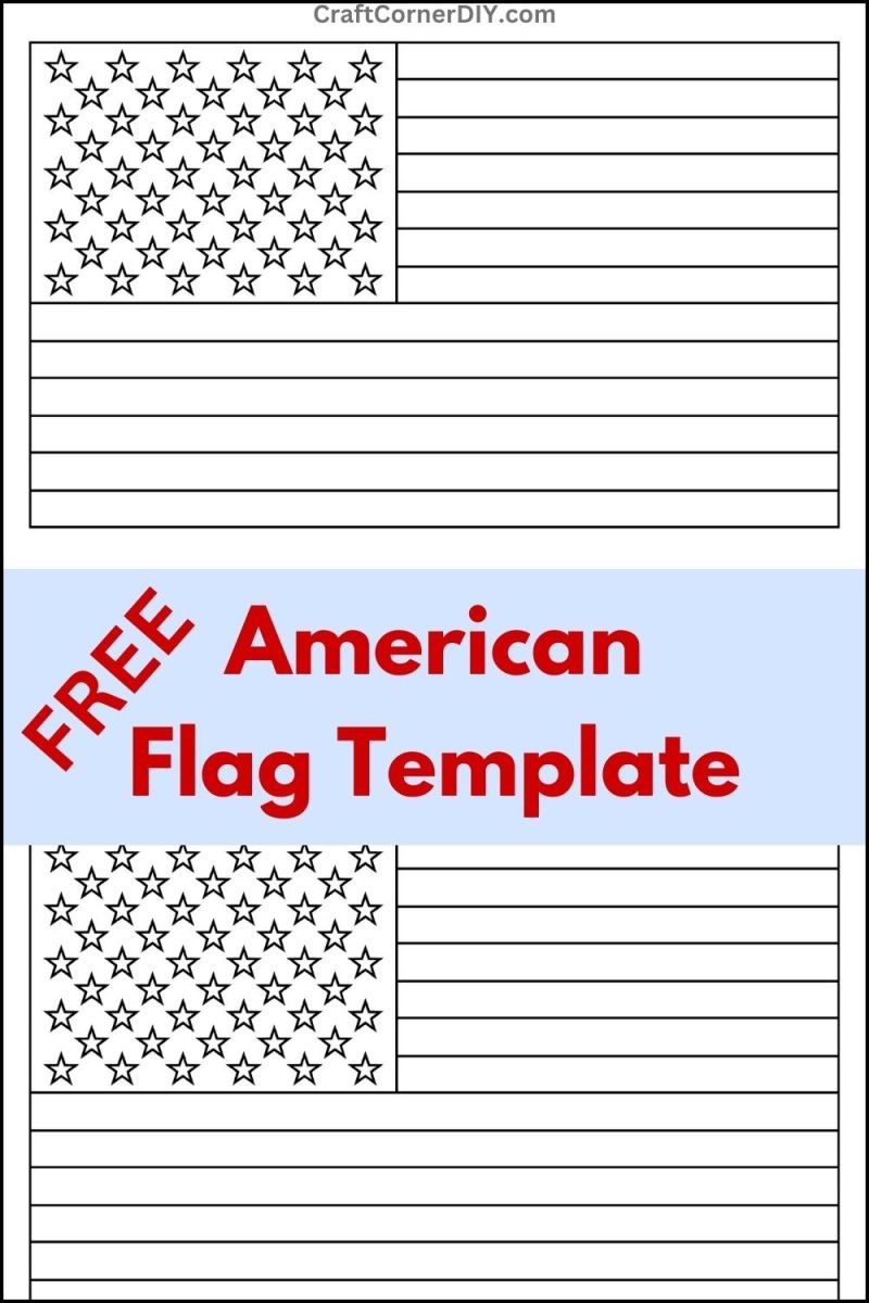 Free Blank Flag Template Printable