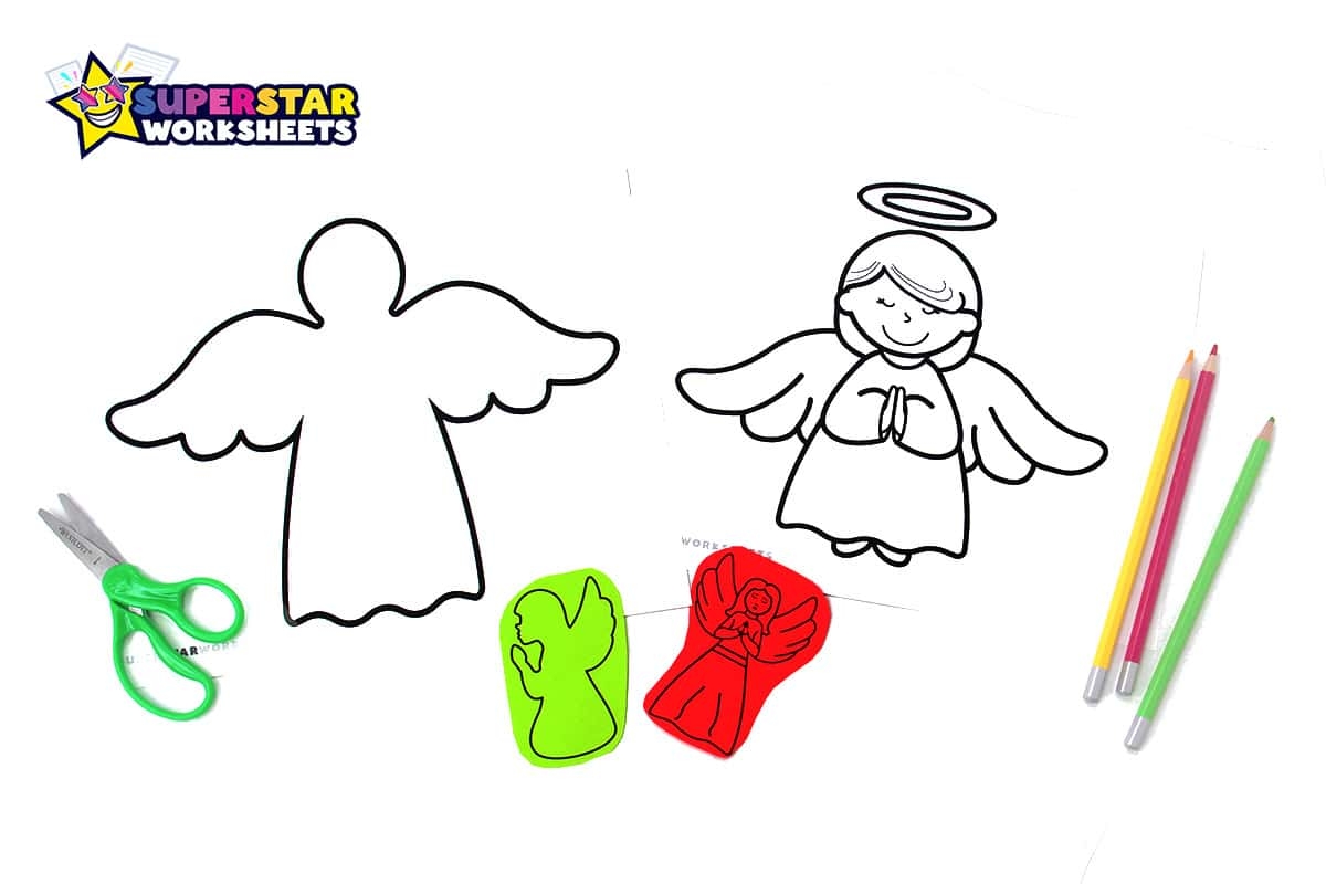 Free Printable Angel Template