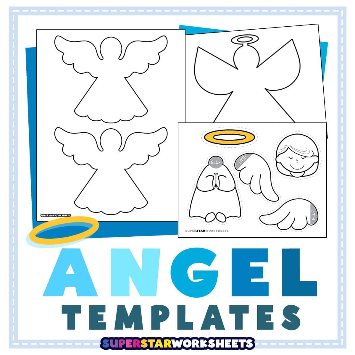 Angel Template Printable Free