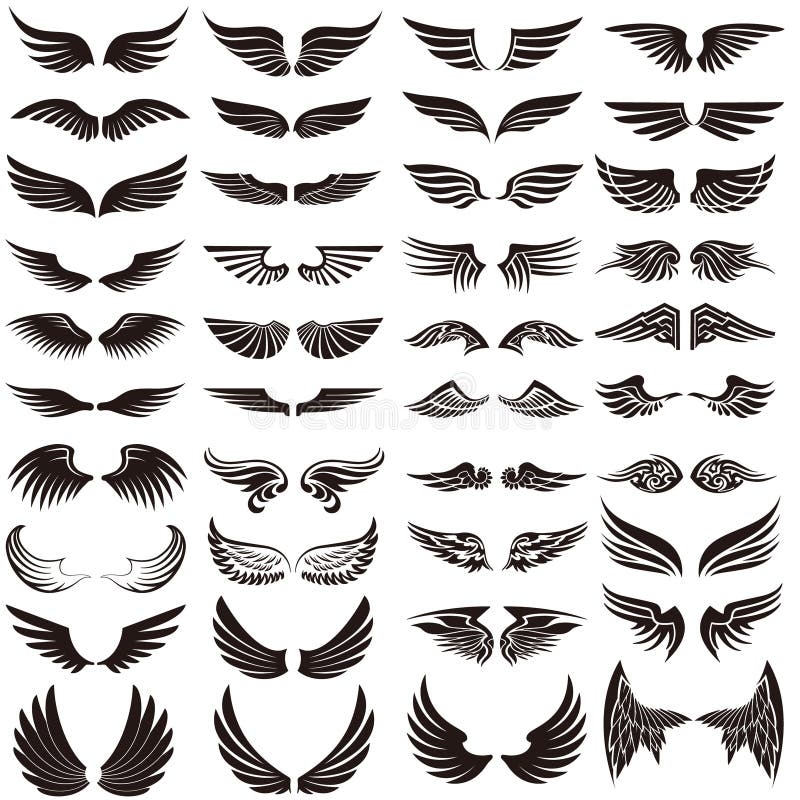 Angel Vector Wings Stock Illustrations 36 917 Angel Vector Wings 