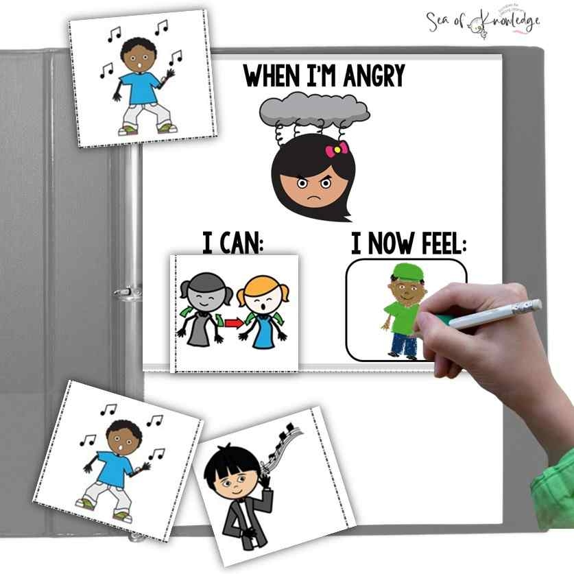 Anger Social Story Templates Free Printable Board