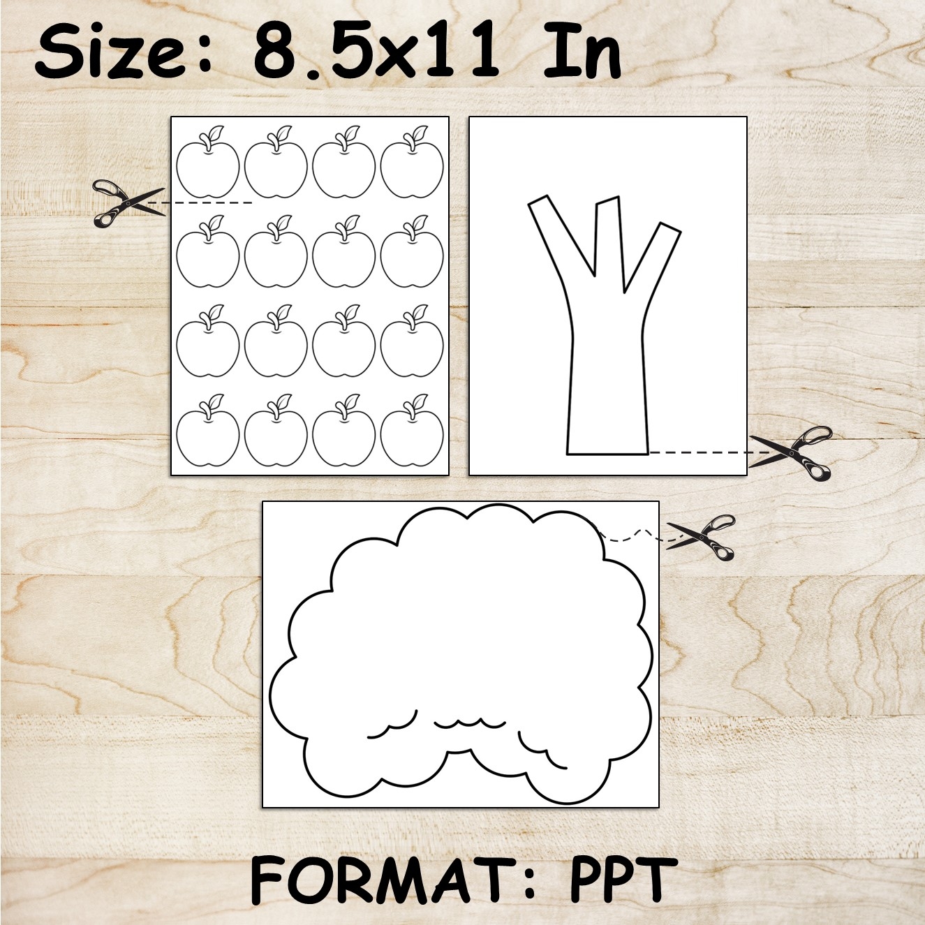 Free Printable Apple Tree Template